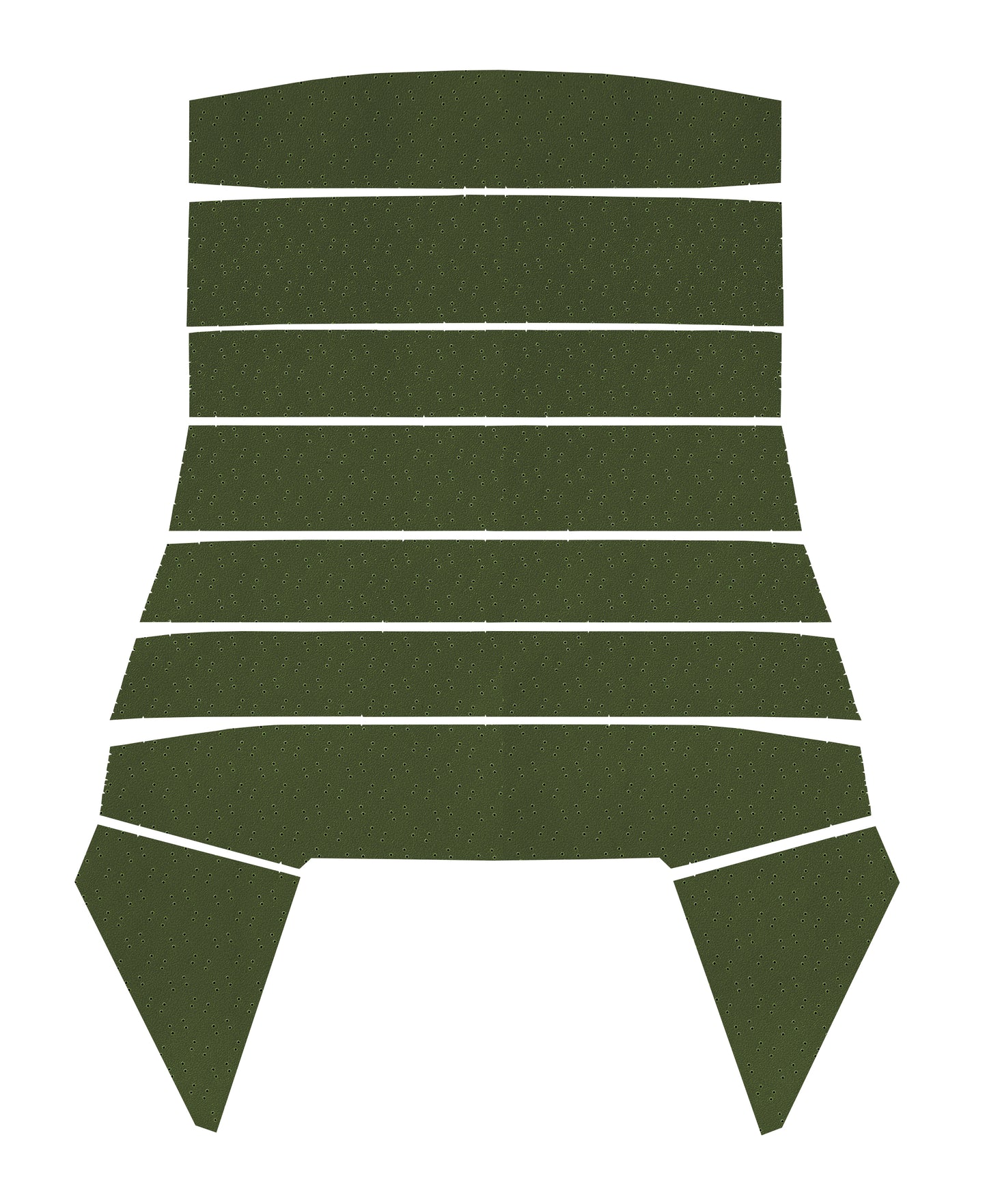 68 DODGE/PLYMOUTH B-BODY & 68-70 CHARGER HEADLINER (FINE PEMBROOK PERFORATED) - GREEN