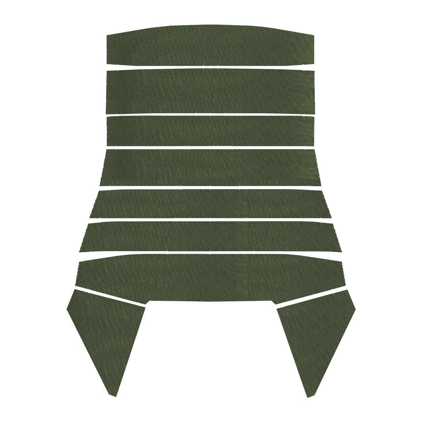 68 DODGE/PLYMOUTH B-BODY & 68-70 CHARGER HEADLINER (WEYMOUTH PERFORATED) - GREEN