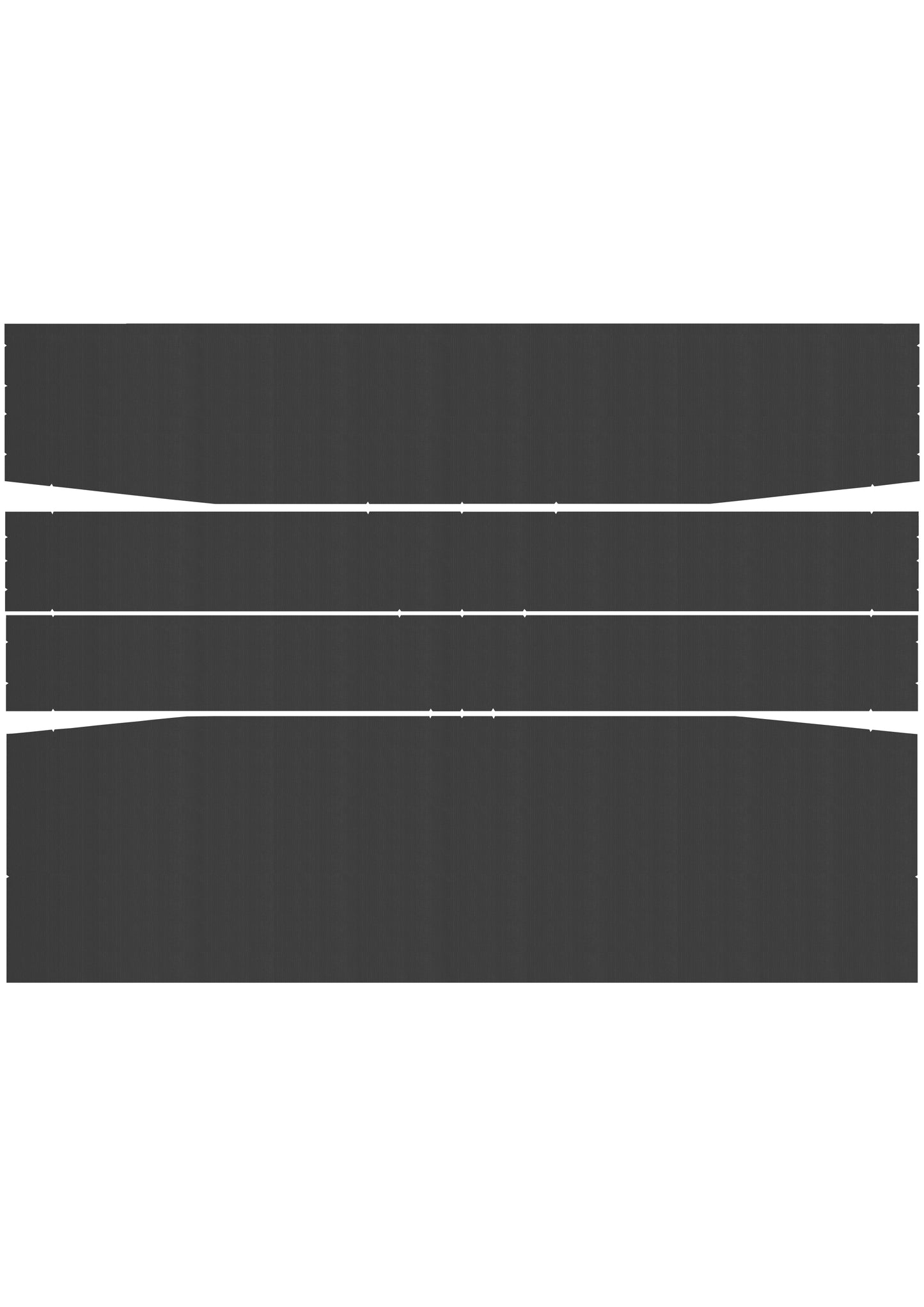 68-69 EL CAMINO HEADLINER (RIBBED) - BLACK