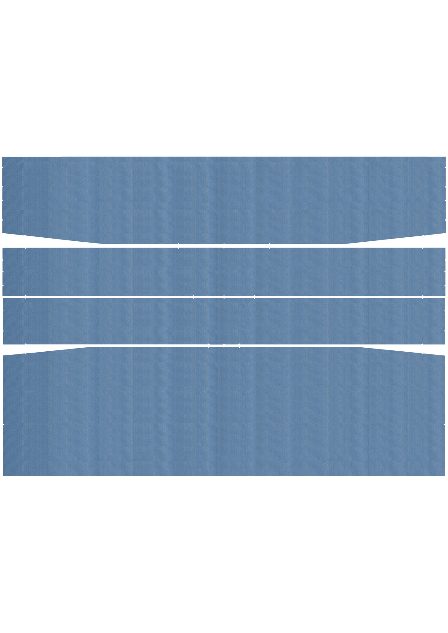 68 EL CAMINO HEADLINER (RIBBED) - MEDIUM BLUE