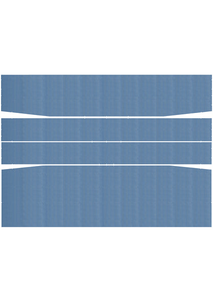 68 EL CAMINO HEADLINER (RIBBED) - MEDIUM BLUE
