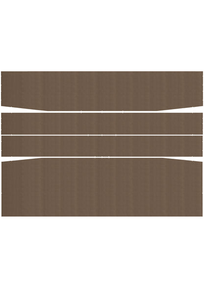 68-69 EL CAMINO HEADLINER (RIBBED) - BROWN