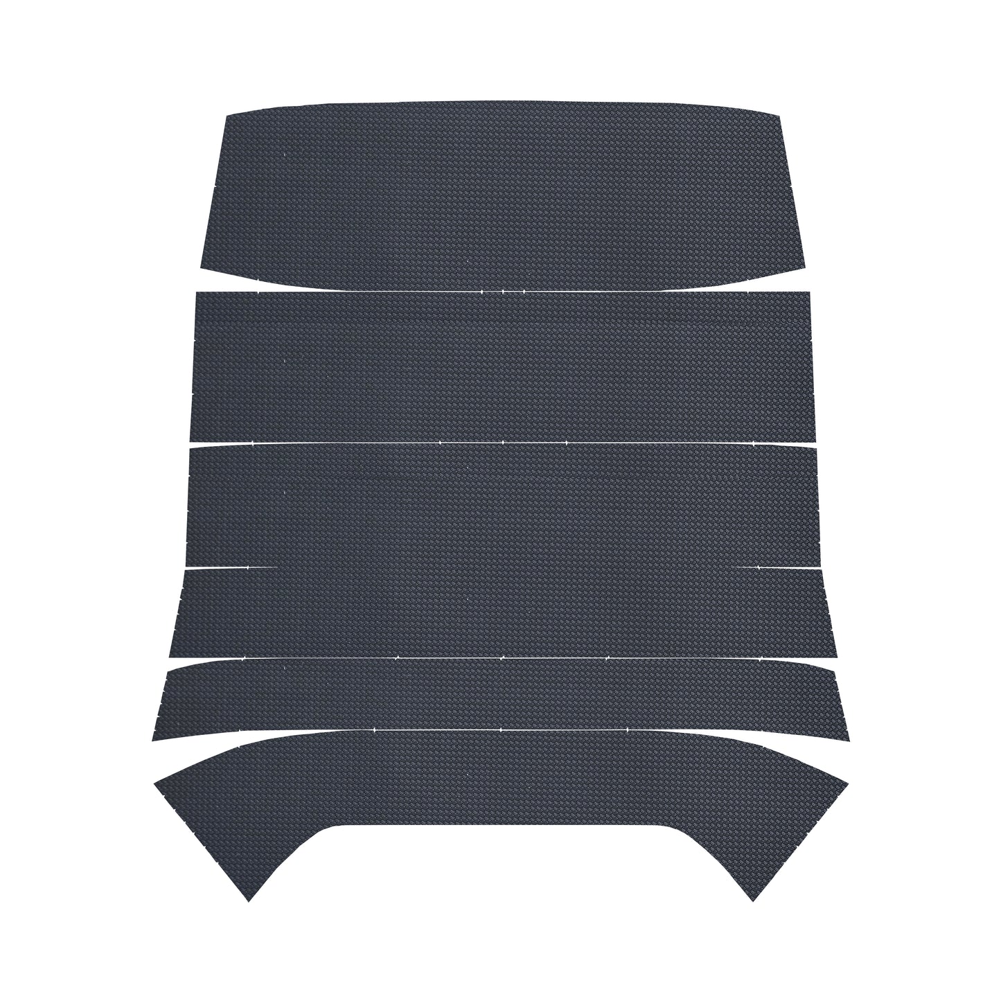 68 TEMPEST HARDTOP '5-BOW' HEADLINER (BASKETWEAVE) - BLACK
