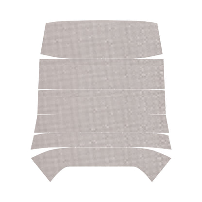 68 TEMPEST HARDTOP '5-BOW' HEADLINER (BASKETWEAVE) - WHITE