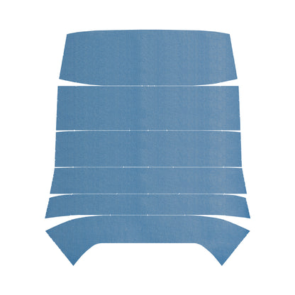 68 TEMPEST CUSTOM HARDTOP '5-BOW' HEADLINER (RIBBED) - MEDIUM BLUE