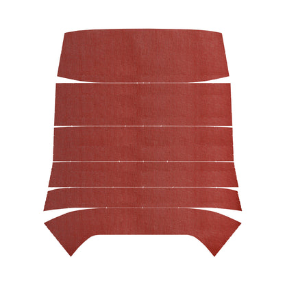 68 CHEVELLE/MALIBU HARDTOP '5-BOW' HEADLINER (RIBBED) - RED
