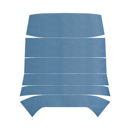 68 CHEVELLE/MALIBU HARDTOP '5-BOW' HEADLINER (RIBBED) - MEDIUM BLUE