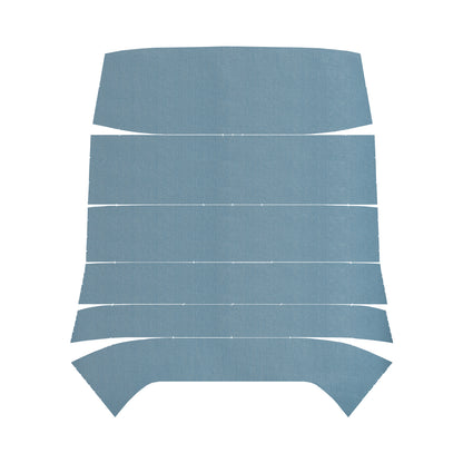 68 CHEVELLE/MALIBU HARDTOP '5-BOW' HEADLINER (RIBBED) - LIGHT BLUE