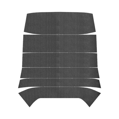 68 SKYLARK/GS SPORT COUPE '5-BOW' HEADLINER (RIBBED) - BLACK