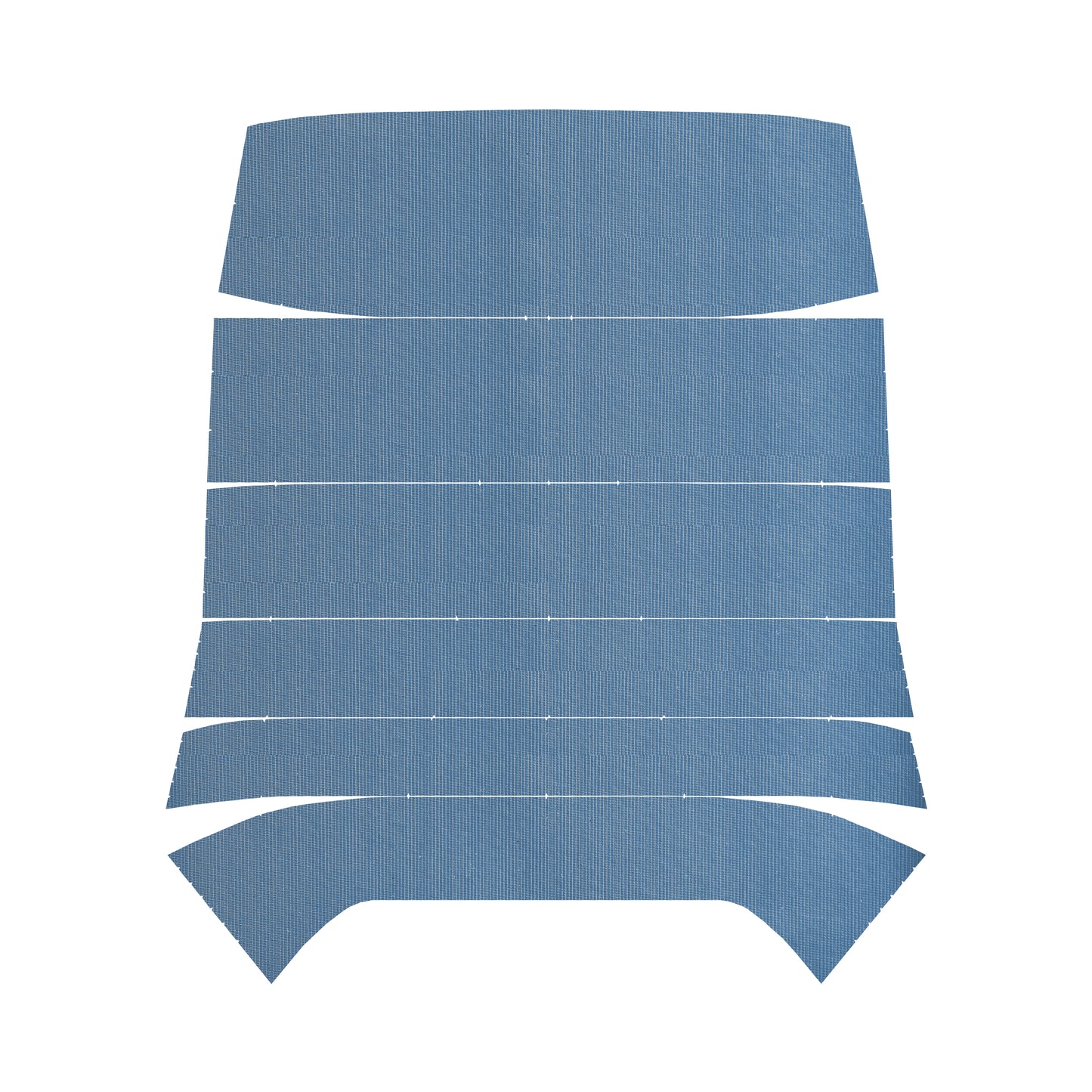 68 SKYLARK/GS SPORT COUPE '5-BOW' HEADLINER (WEYMOUTH PERFORATED) - MEDIUM BLUE
