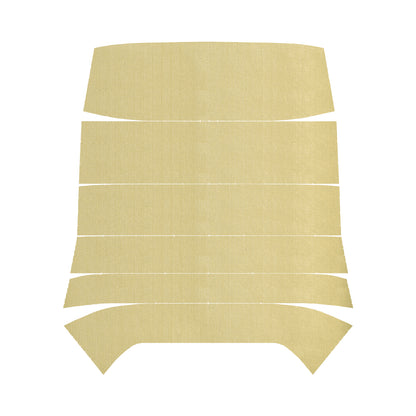 68 SKYLARK/GS SPORT COUPE '5-BOW' HEADLINER (RIBBED) - SANDALWOOD