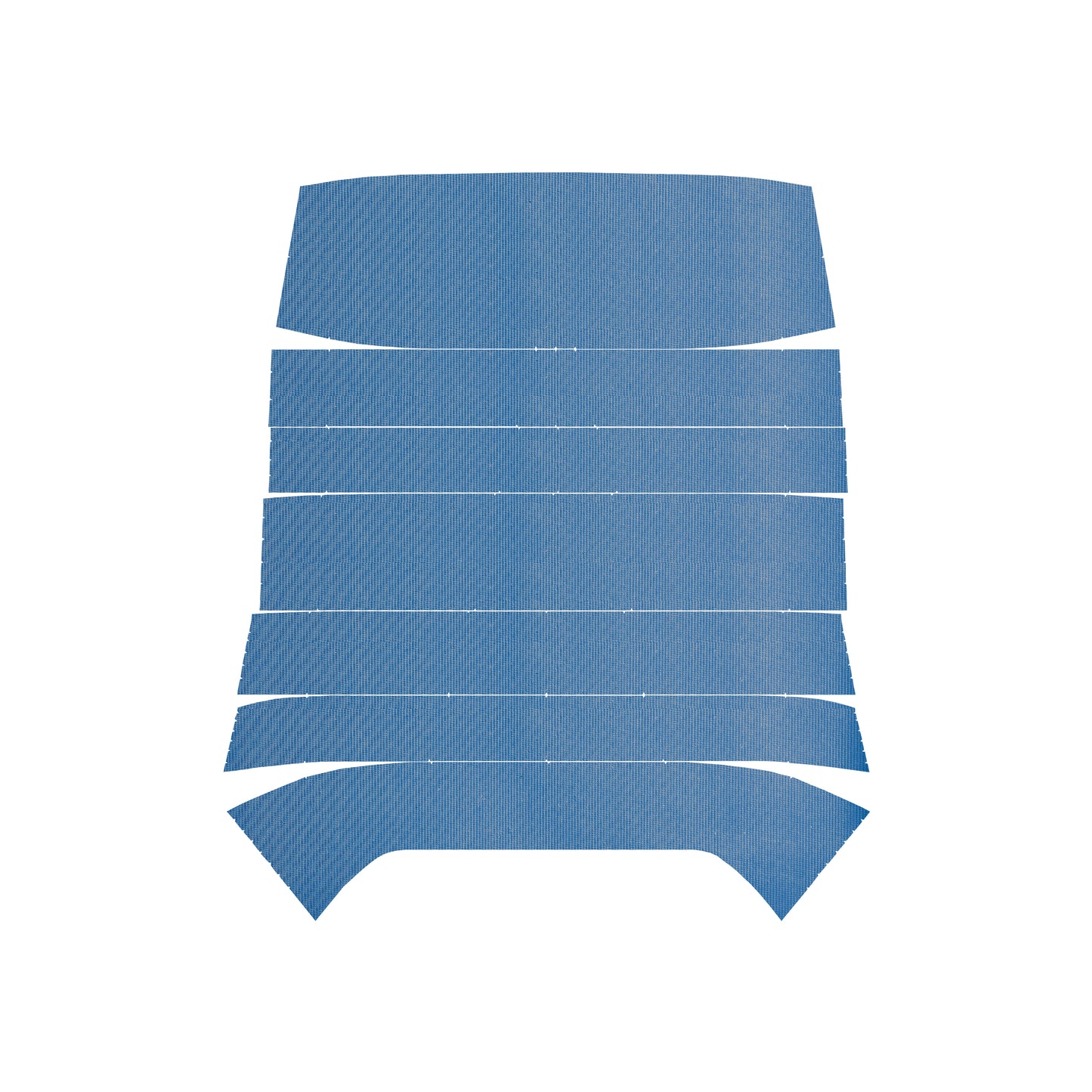 68 SKYLARK/GS SPORT COUPE '6-BOW' HEADLINER (RIBBED) - MEDIUM BLUE