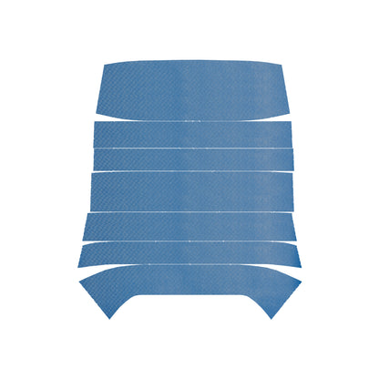 68 SKYLARK/GS SPORT COUPE '6-BOW' HEADLINER (RIBBED) - MEDIUM BLUE