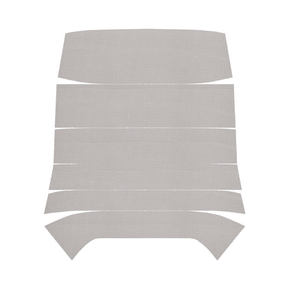 68 F-85/CUTLASS/442 SPORTS COUPE '5-BOW' HEADLINER (BASKETWEAVE) - WHITE
