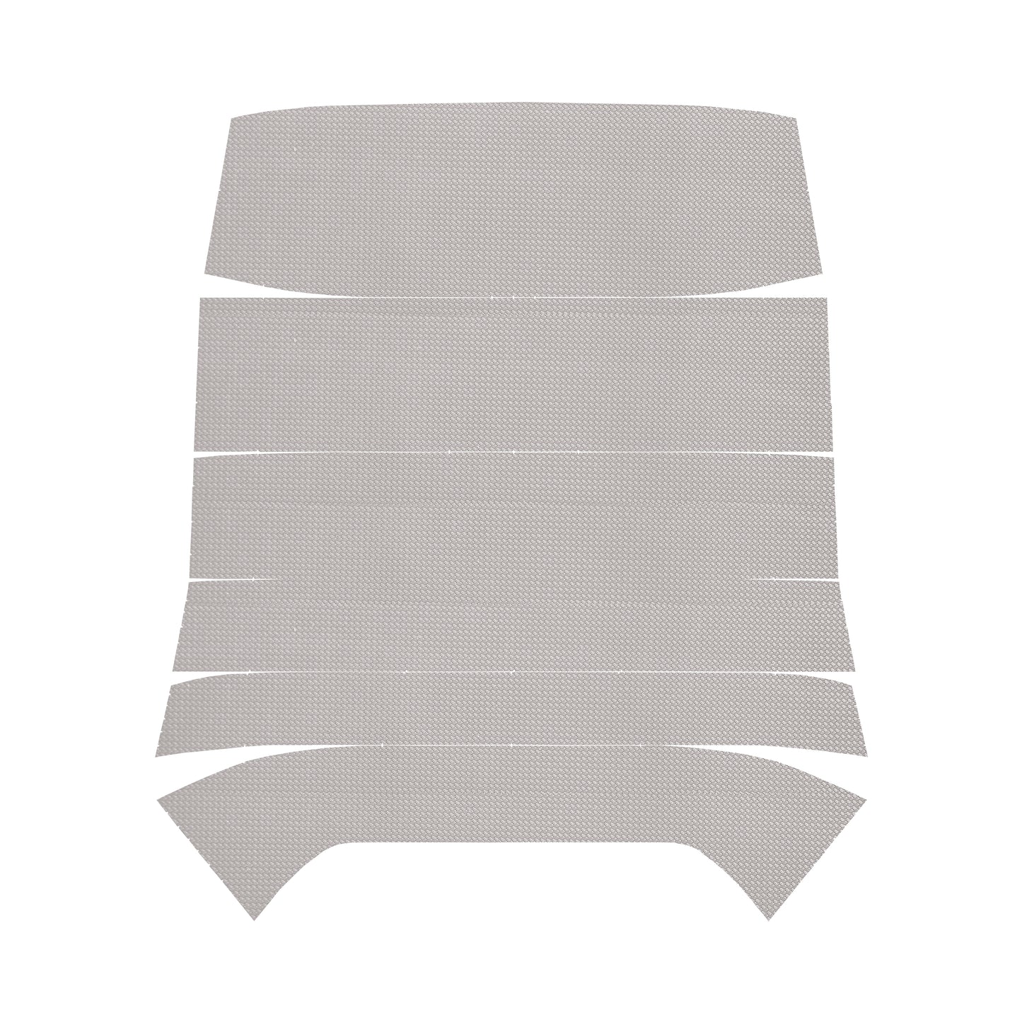 68 F-85/CUTLASS/442 HOLIDAY COUPE '5-BOW' HEADLINER (BASKETWEAVE) - WHITE