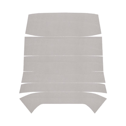 68 F-85/CUTLASS/442 HOLIDAY COUPE '5-BOW' HEADLINER (BASKETWEAVE) - WHITE