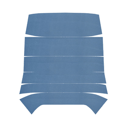 68 F-85/CUTLASS/442 SPORTS COUPE '5-BOW' HEADLINER (BASKETWEAVE) - MEDIUM BLUE