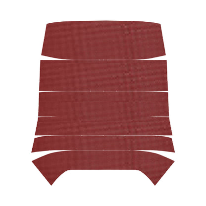 68 F-85/CUTLASS/442 HOLIDAY COUPE '5-BOW' HEADLINER (BASKETWEAVE) - MAROON