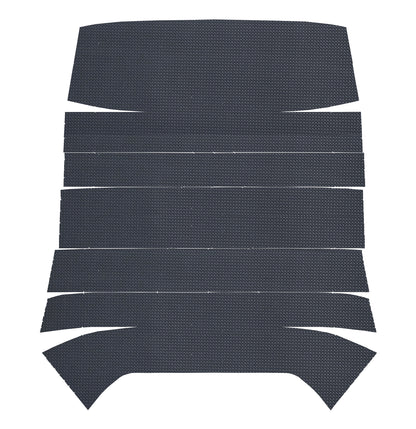 68 F-85/CUTLASS/442 SPORTS COUPE '6-BOW' HEADLINER (BASKETWEAVE) - BLACK