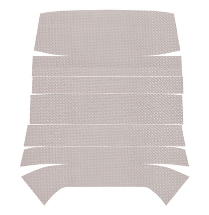 68 F-85/CUTLASS/442 SPORTS COUPE '6-BOW' HEADLINER (BASKETWEAVE) - WHITE
