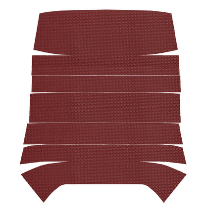 68 F-85/CUTLASS/442 SPORTS COUPE '6-BOW' HEADLINER (BASKETWEAVE) - MAROON
