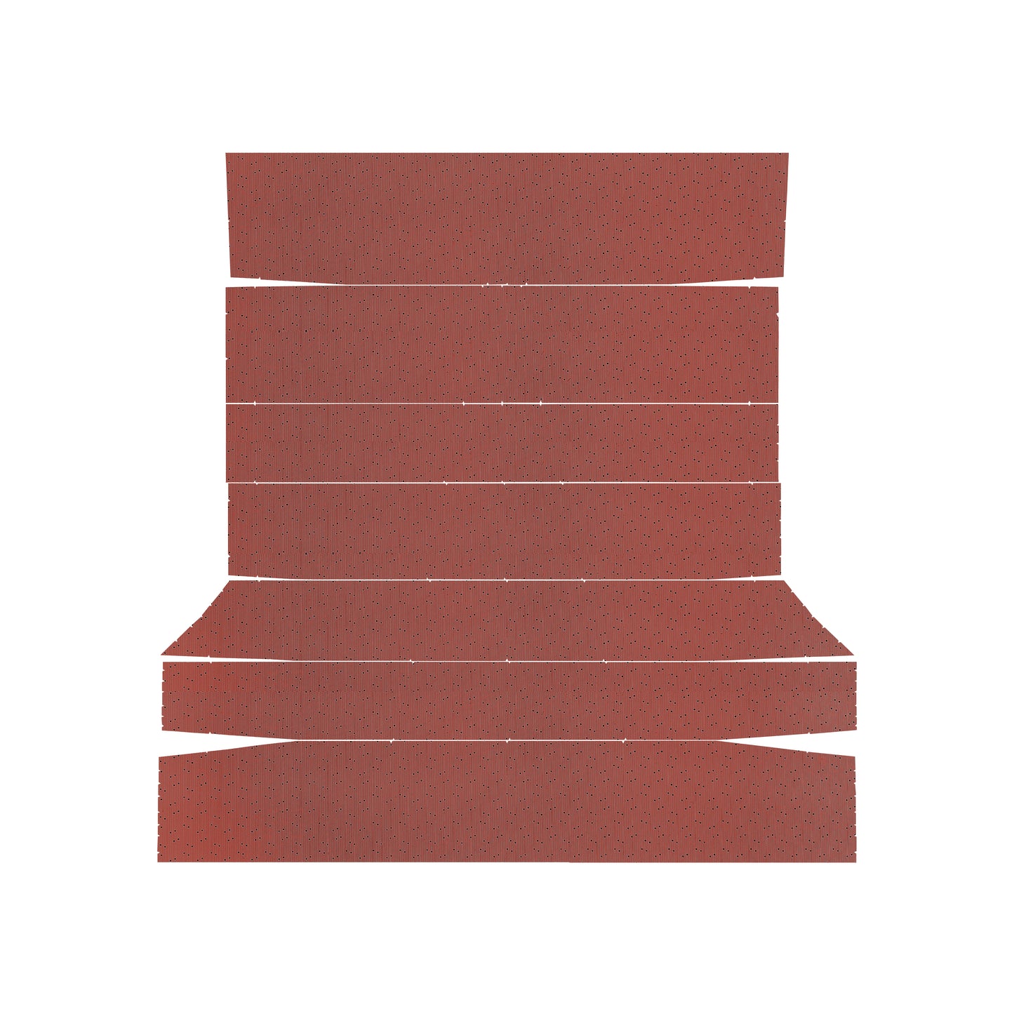 69 CORONET/SUPERBEE/SATELLITE/ROADRUNNER/GTX HARDTOP HEADLINER (WEYMOUTH PERFORATED) - RED