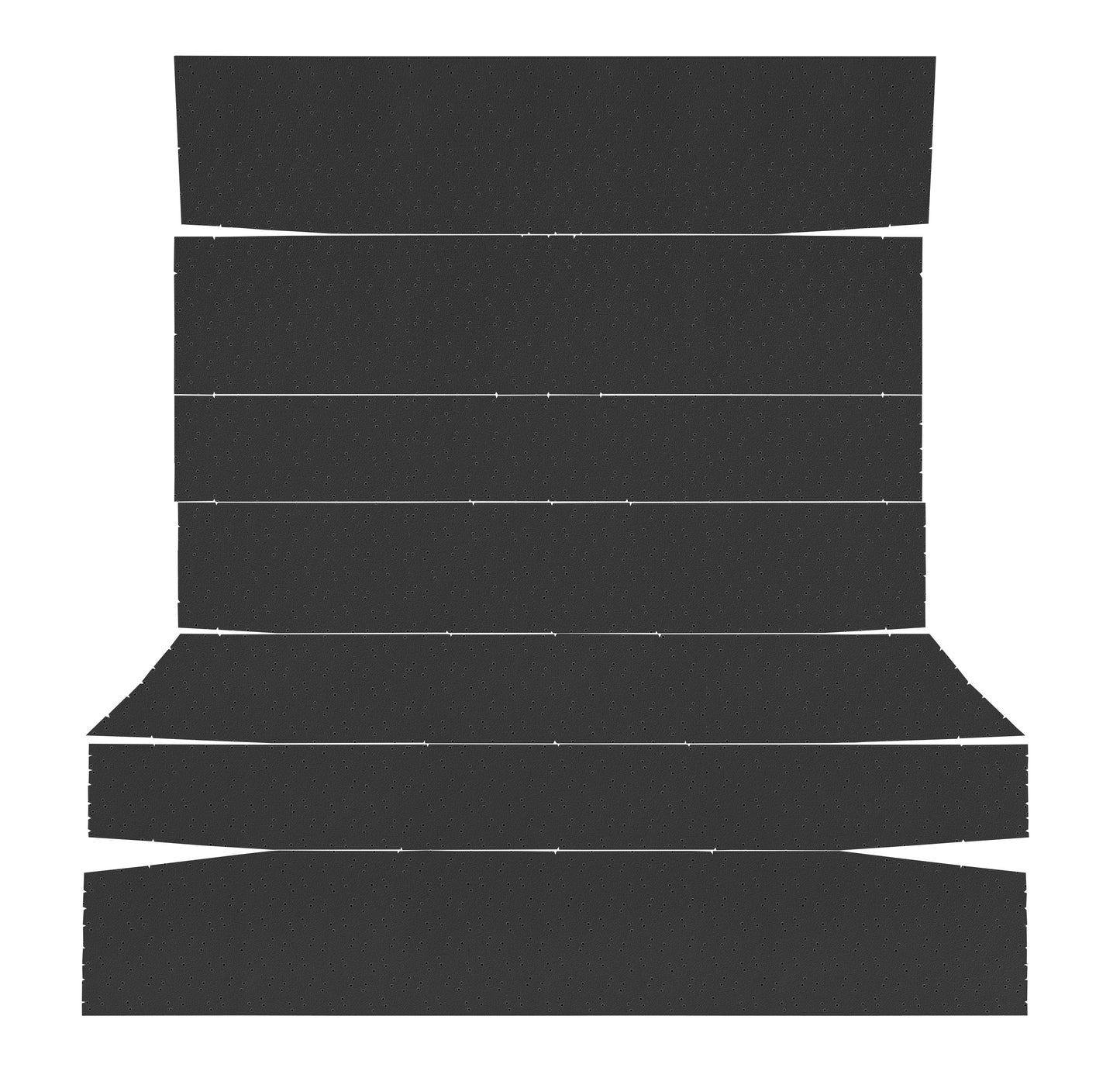 69-70 CORONET/SUPERBEE/SATELLITE/ROADRUNNER/GTX HARDTOP HEADLINER (FINE PEMBROOK PERFORATED) - BLACK