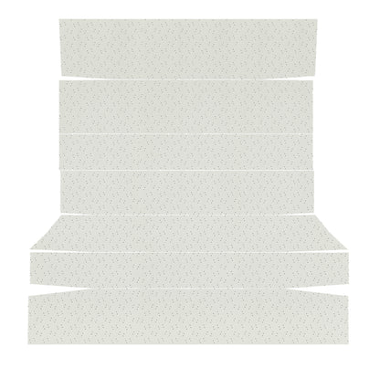 69-70 CORONET/SUPERBEE/SATELLITE/ROADRUNNER/GTX HARDTOP HEADLINER (FINE PEMBROOK PERFORATED) - WHITE
