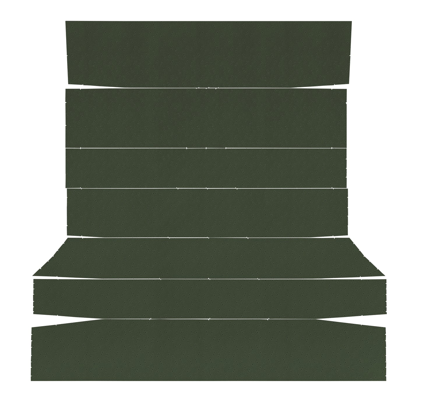 69-70 CORONET/SUPERBEE/SATELLITE/ROADRUNNER/GTX HARDTOP HEADLINER (FINE PEMBROOK PERFORATED) - GREEN