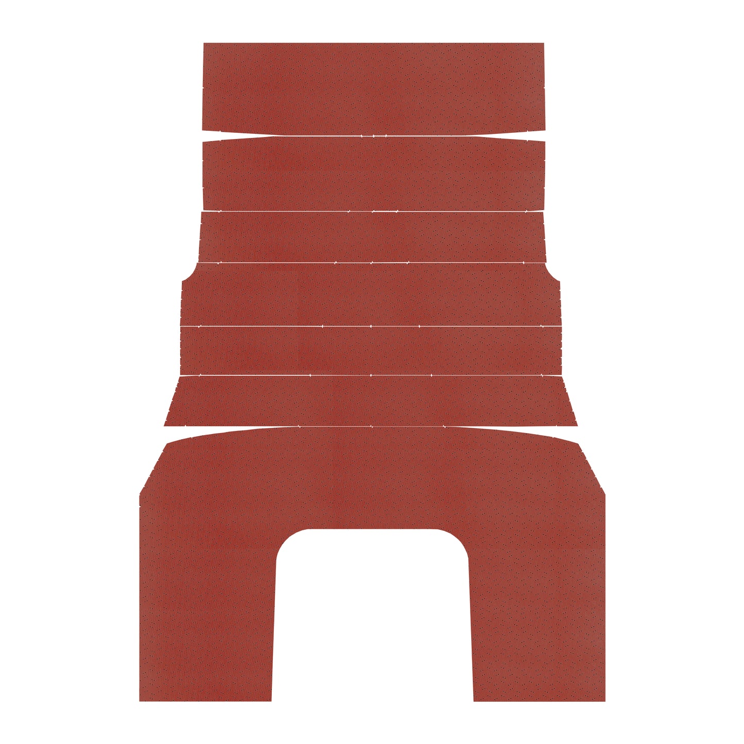 69 CHARGER 500/DAYTONA HEADLINER (WEYMOUTH PERFORATED) - RED