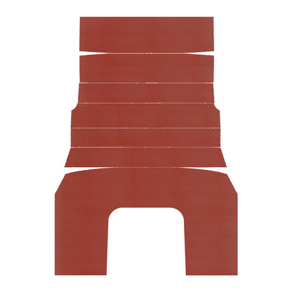 69 CHARGER 500/DAYTONA HEADLINER (WEYMOUTH PERFORATED) - RED