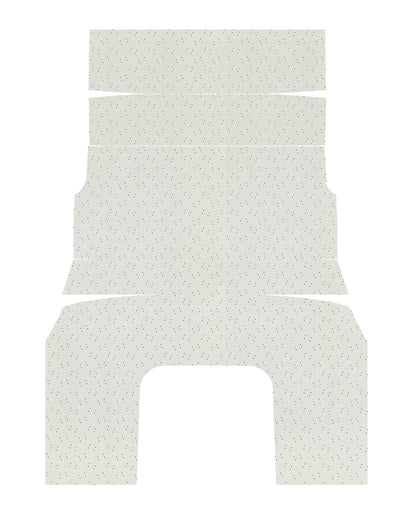 69 CHARGER 500/DAYTONA HEADLINER (FINE PEMBROOK PERFORATED) - WHITE