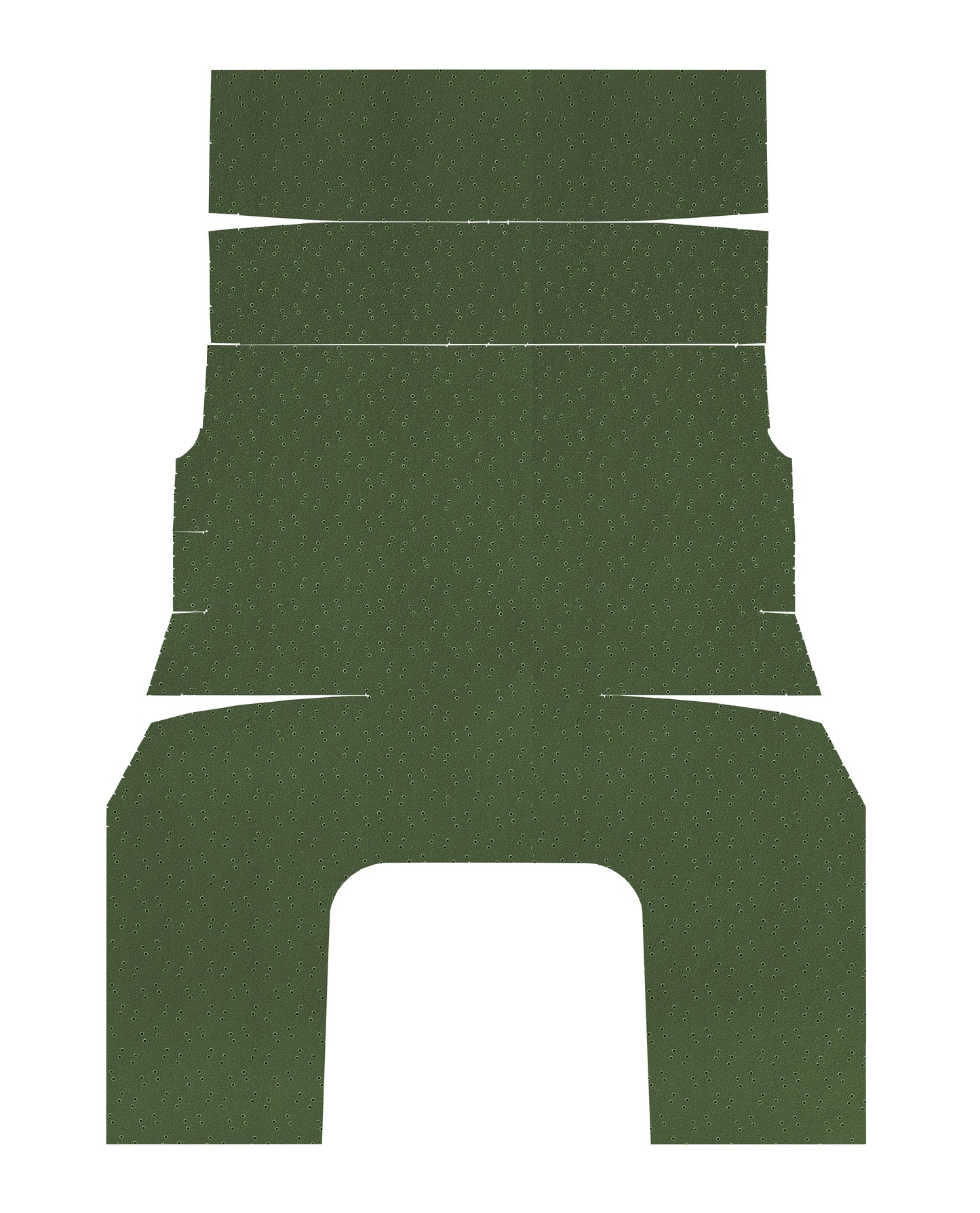 69 CHARGER 500/DAYTONA HEADLINER (FINE PEMBROOK PERFORATED) - GREEN