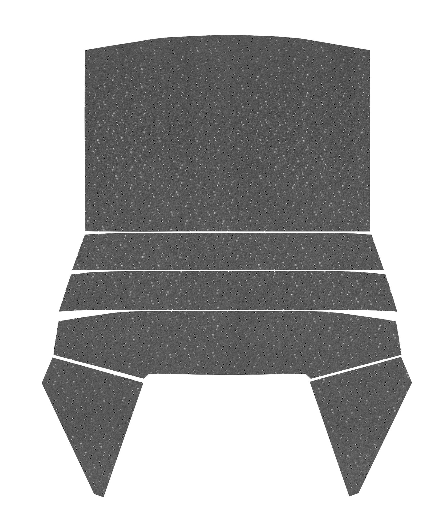 69-70 CHARGER 'WITH SUNROOF' HEADLINER (FINE PEMBROOK PERFORATED) - BLACK
