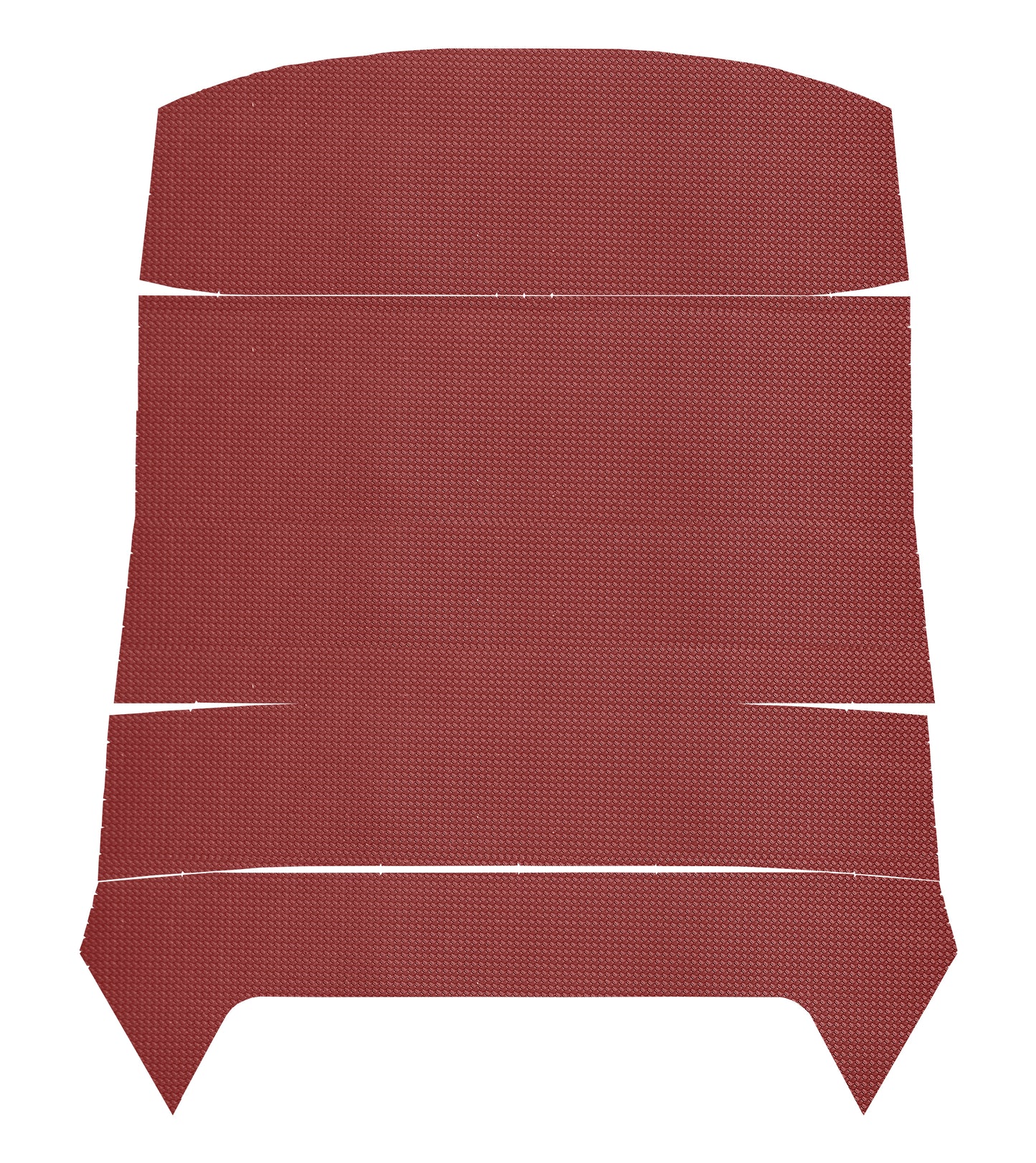 69 F-85/CUTLASS/442 HOLIDAY COUPE HEADLINER (BASKETWEAVE) - RED