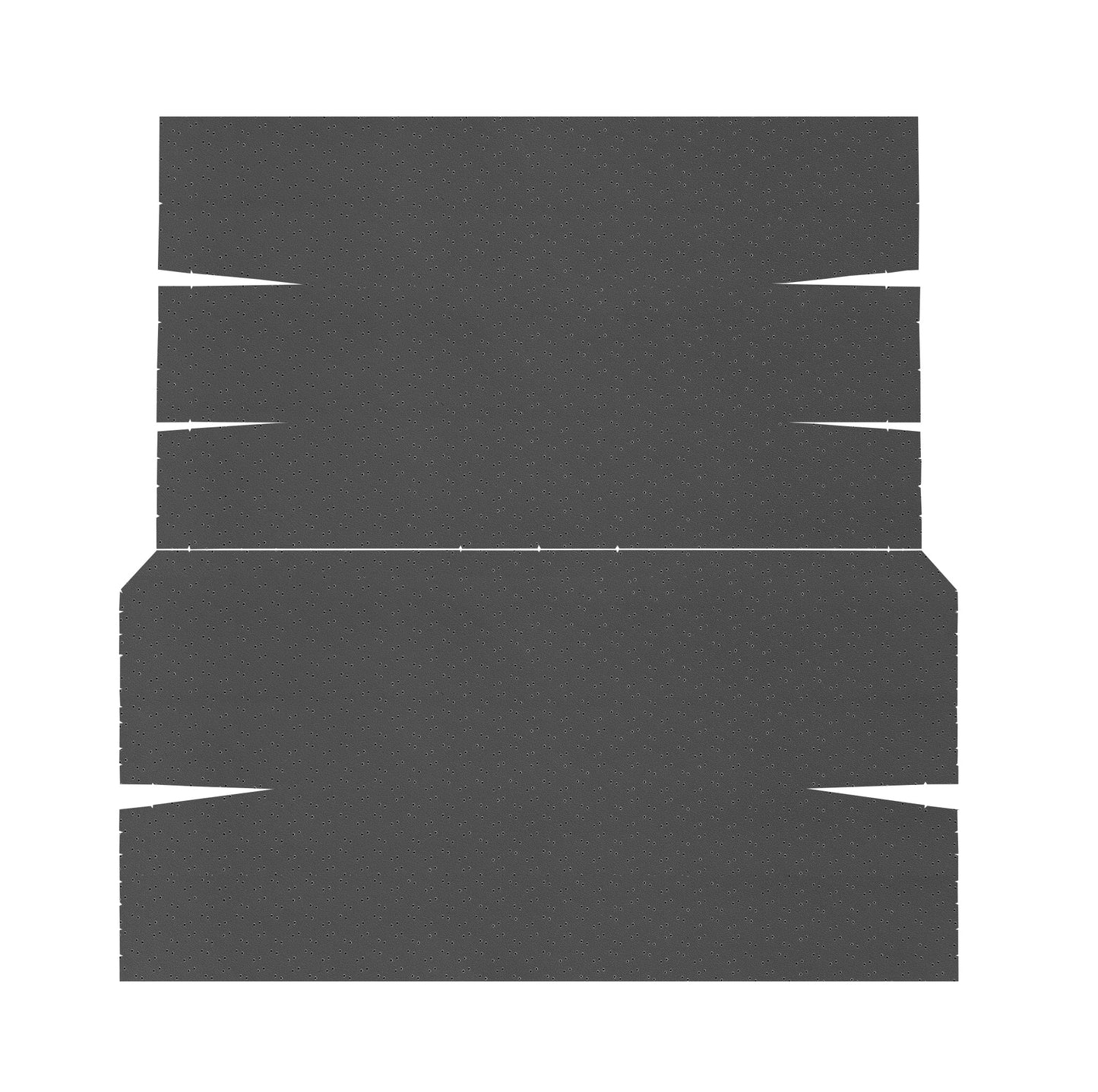 70-71 BARRACUDA HARDTOP '5-BOW' HEADLINER (FINE PEMBROOK PERFORATED) - BLACK