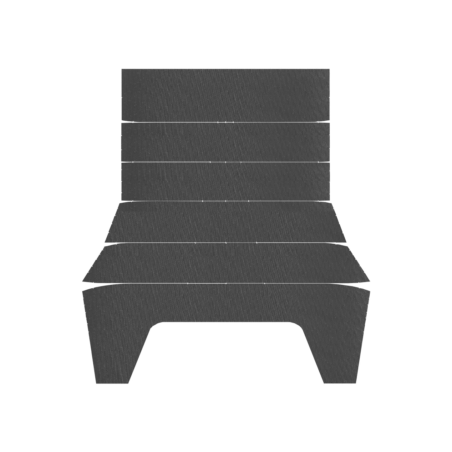 70-71 CHALLENGER HARDTOP '5-BOW' HEADLINER (WEYMOUTH PERFORATED) - BLACK