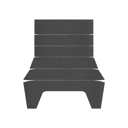 70-71 CHALLENGER HARDTOP '5-BOW' HEADLINER (WEYMOUTH PERFORATED) - BLACK