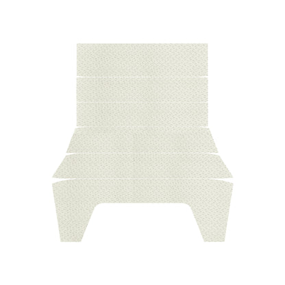 70-71 CHALLENGER HARDTOP '5-BOW' HEADLINER (WEYMOUTH PERFORATED) - WHITE