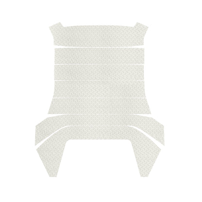70-71 DUSTER & 71 DEMON '6-BOW' HEADLINER (WEYMOUTH PERFORATED) - WHITE