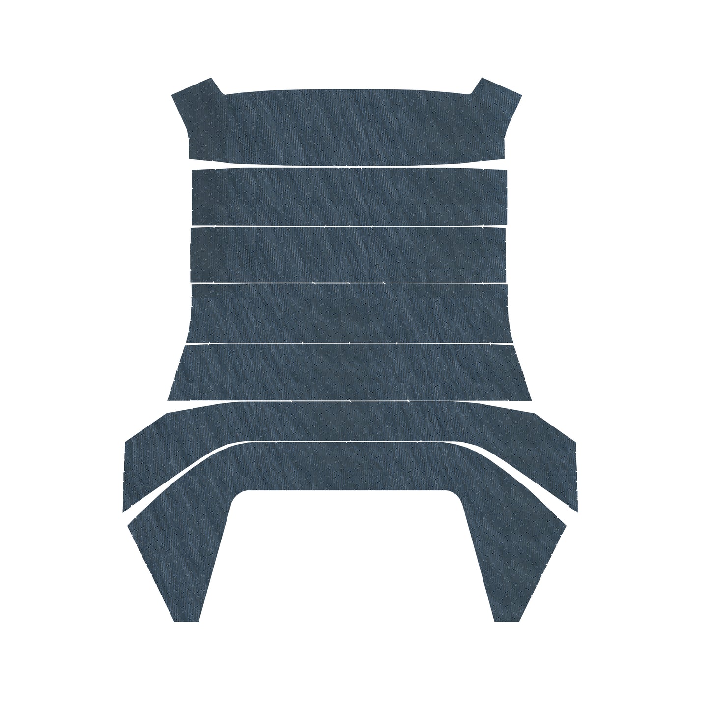 70-71 DUSTER & 71 DEMON '6-BOW' HEADLINER (WEYMOUTH PERFORATED) - DARK BLUE