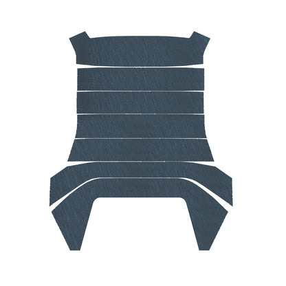 70-71 DUSTER & 71 DEMON '6-BOW' HEADLINER (WEYMOUTH PERFORATED) - DARK BLUE