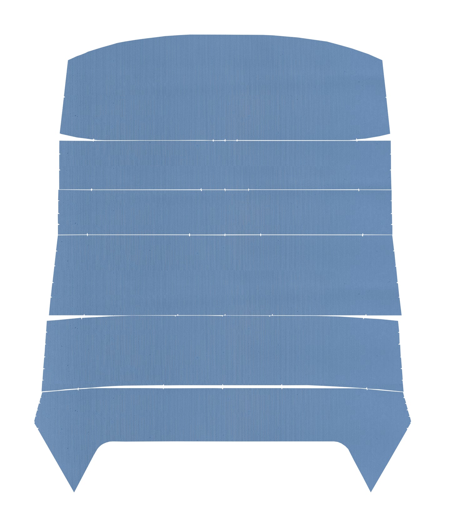 70-72 F-85/CUTLASS/442 HOLIDAY/HARDTOP HEADLINER (WEYMOUTH) - MEDIUM BLUE