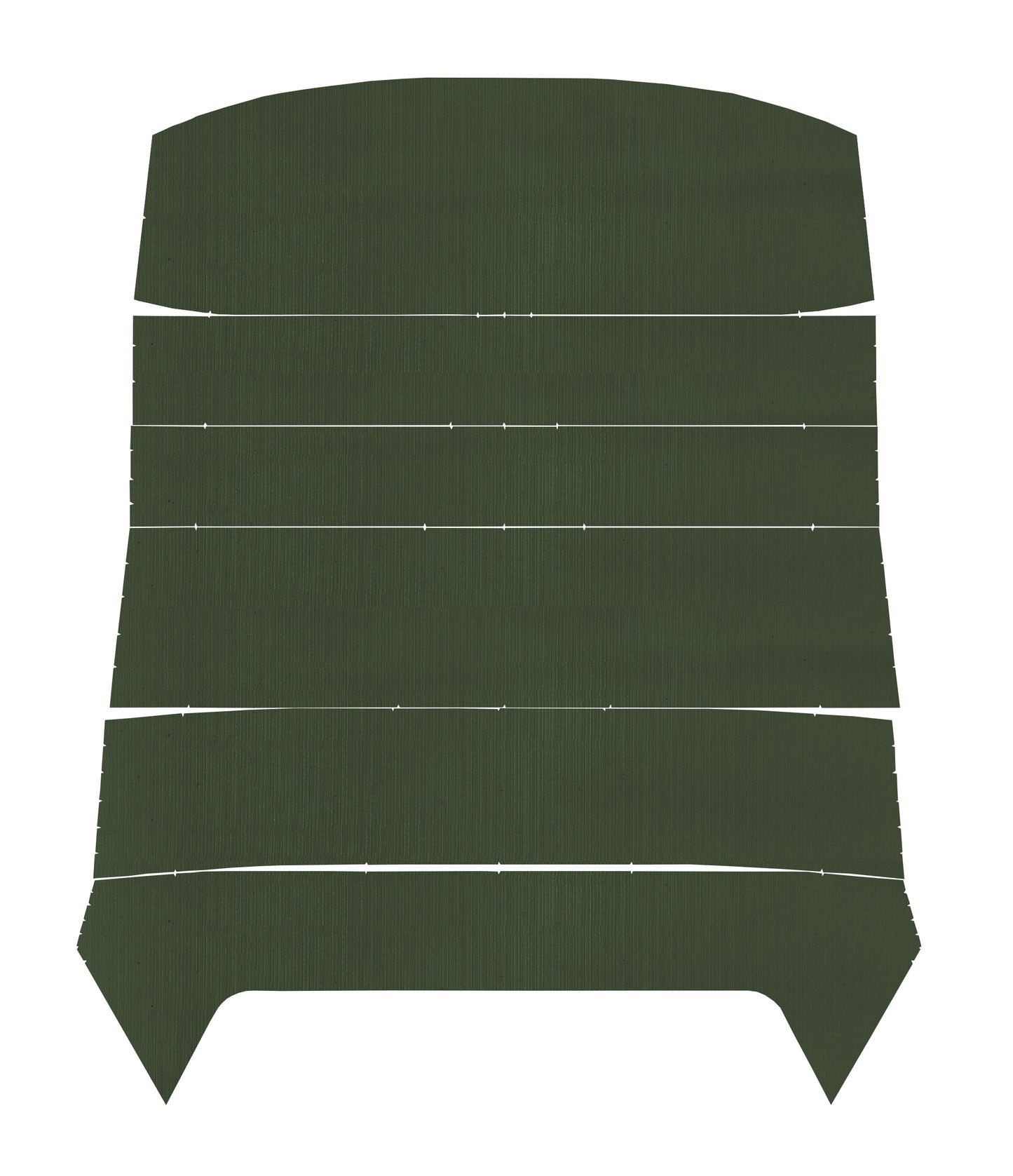 70/72 SKYLARK/GS COUPE HEADLINER (WEYMOUTH) - GREEN