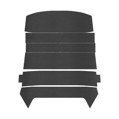 70-72 MONTE CARLO HEADLINER (WEYMOUTH PERFORATED)- BLACK