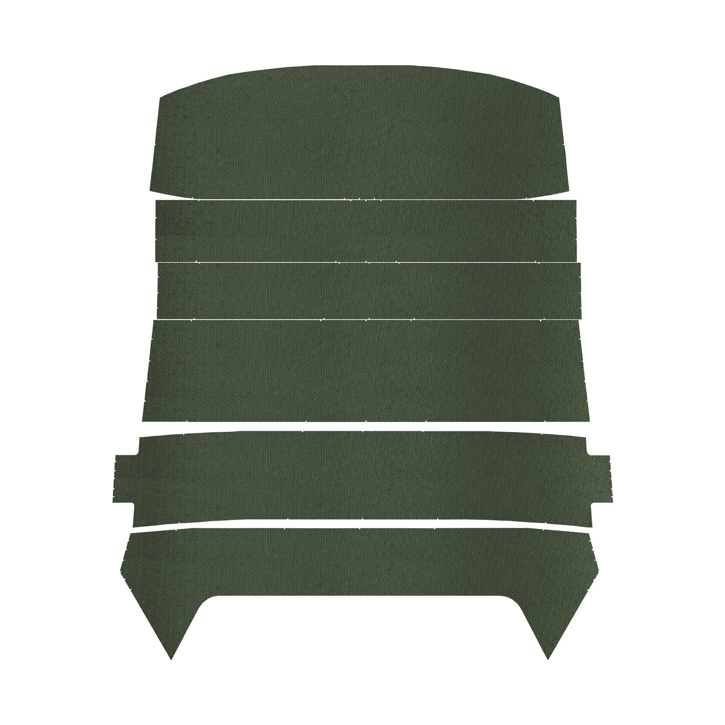 70-72 MONTE CARLO HEADLINER (WEYMOUTH PERFORATED)- GREEN