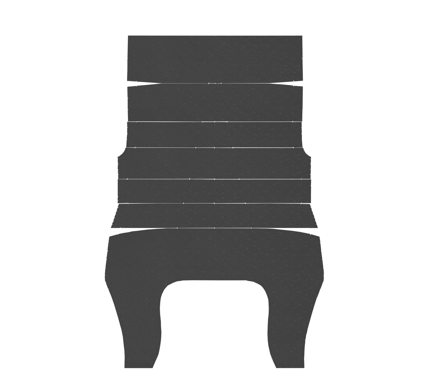 70 PLYMOUTH SUPERBIRD HEADLINER (FINE PEMBROOK PERFORATED) - BLACK