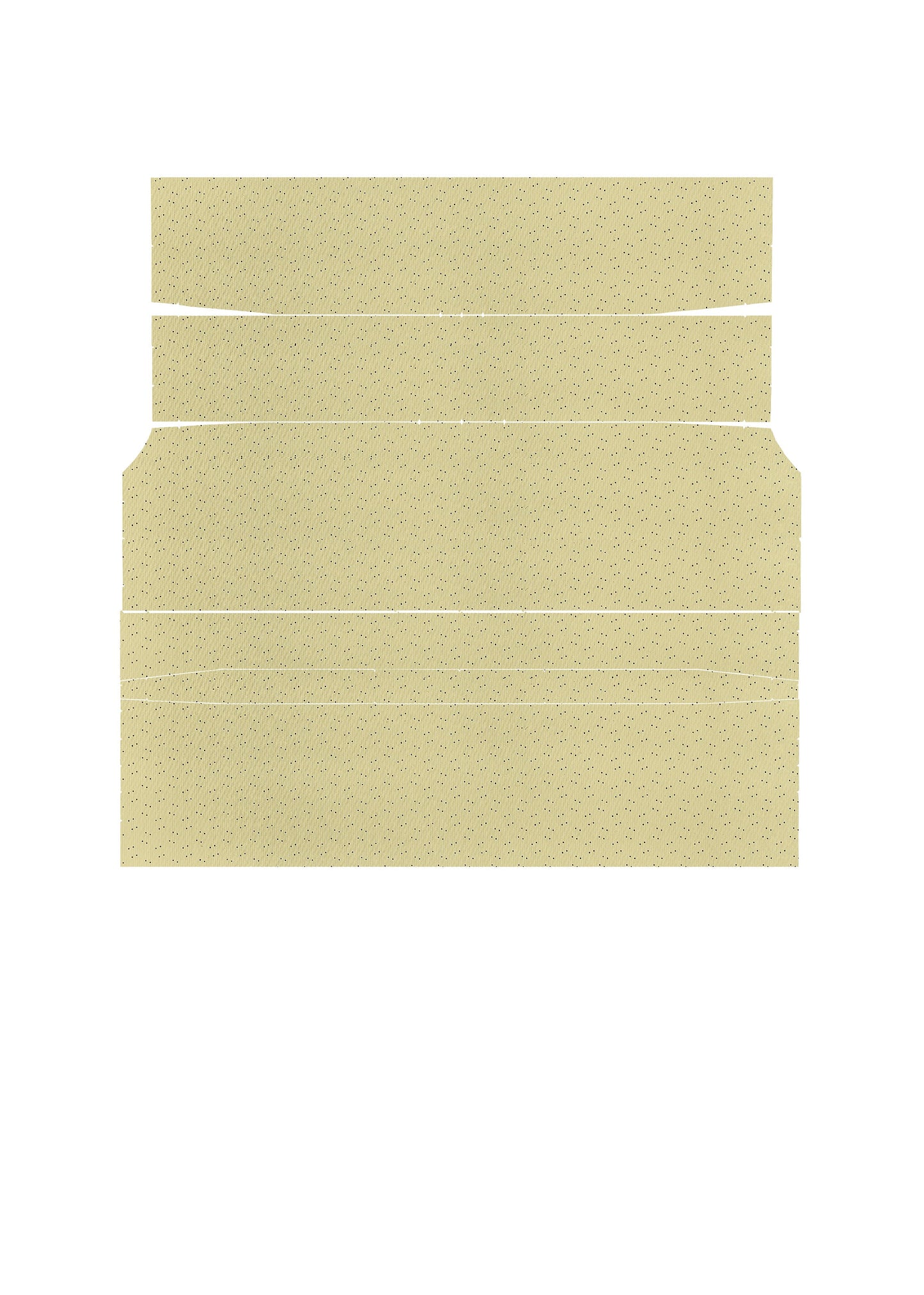 71-72 BARRACUDA HARDTOP '4-BOW' HEADLINER (WEYMOUTH PERFORATED) - SANDALWOOD