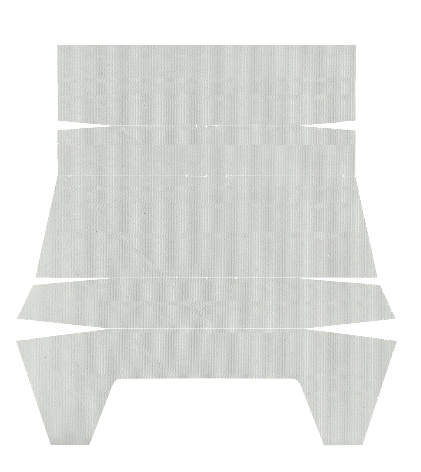72-74 CHALLENGER HARDTOP HEADLINER (WEYMOUTH) - WHITE