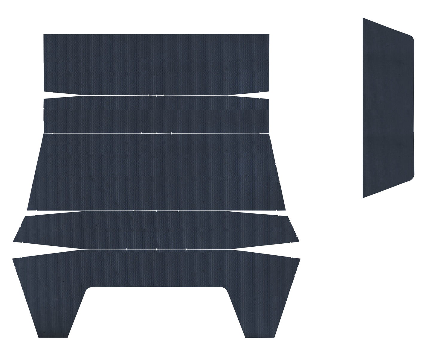 72-74 CHALLENGER HARDTOP HEADLINER (WEYMOUTH) - DARK BLUE